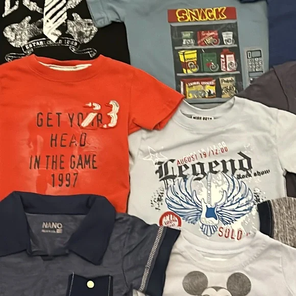 Lot of 12 Boys Designer Shirts Size 12 Months NWT / EUC